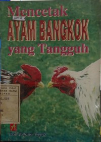 Image of Mencetak ayam Bangkok yang tangguh