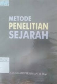 Image of Metode penelitian sejarah