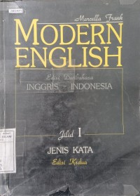 Image of Modern English: jilid I jenis kata