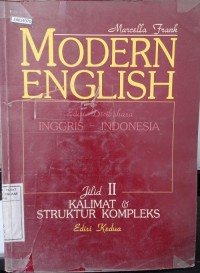 Image of Modern English: jilid II kalimat & struktur kompleks
