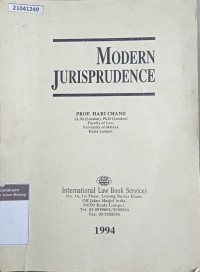 Image of Modern jurisprudence