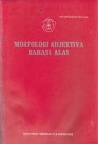 Image of Morfologi adjektiva Bahasa Alas