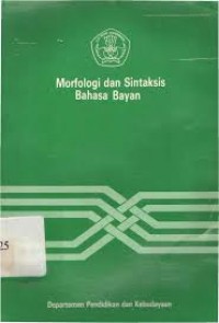 Image of Morfologi dan sintaksis Bahasa Bayan