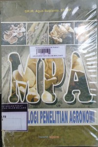 Image of MPA (metodologi penelitian agronomi)