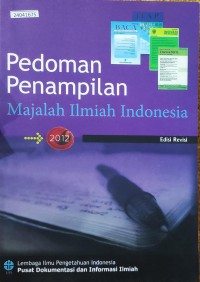 Image of Pedoman penampilan majalah ilmiah Indonesia