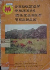 Image of Pedoman tehnis makanan ternak