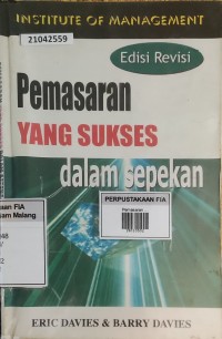 Image of Pemasaran yang sukses dalam sepekan