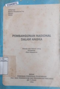 Image of Pembangunan nasional dalam angka