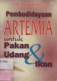 Image of Pembudidayaan artemia untuk pakan udang dan ikan