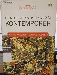 Image of Pendekatan psikologi kontemporer