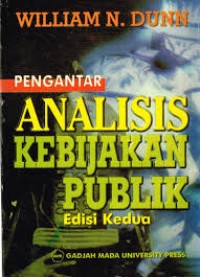Image of Pengantar analisis kebijakan publik