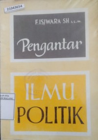 Image of Pengantar : ilmu politik
