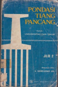 Image of Pondasi tiang pancang (jilid 2)