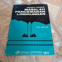 Image of Prinsip-prinsip masalah pencemaran lingkungan
