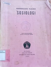 Image of Rangkaian kuliah sosiologi