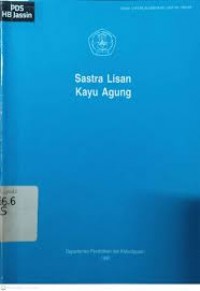 Image of Sastra lisan kayu agung
