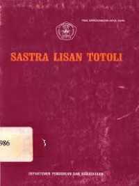 Image of Sastra lisan Totoli