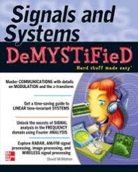 Image of Signal and systems demystified