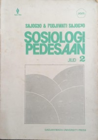Image of Sosiologi pedesaan: jilid 2