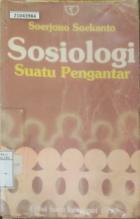 Image of Sosiologi : suatu pengantar