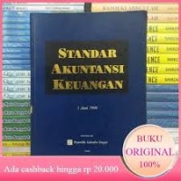 Image of Standar akuntansi keuangan (1 Juni 1996)