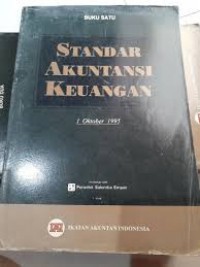 Image of Standar akuntansi keuangan (1 Oktober 1995) buku 1