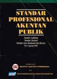 Image of Standar profesional akuntansi publik