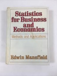 Image of Statistics for businees and economics
