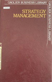 Image of Strategy Management Volume 4