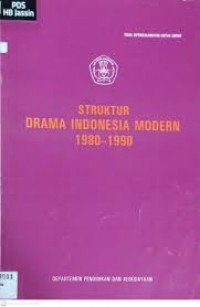 Image of Struktur drama Indonesia modern 1980--1990