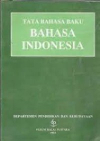 Image of Tata bahasa baku Bahasa Indonesia