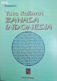 Image of Tata kalimat Bahasa Indonesia