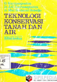 Image of Teknologi konservasi tanah dan air