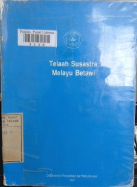 Image of Telaah susastra Melayu Betawi