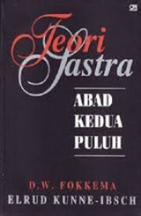 Image of Teori sastra abad kedua puluh