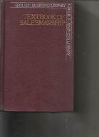 Image of Textbook of Salesmanship Vol 9