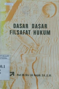 Image of Dasar dasar filsafat hukum