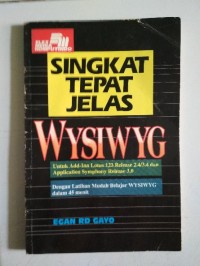 Image of Singkat tepat jelas wysiwyg