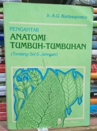 Image of Pengantar anatomi tumbuhan (tentang sel & jaringan)