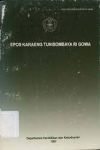 Image of Epos karaeng tunisombayari ri gowa