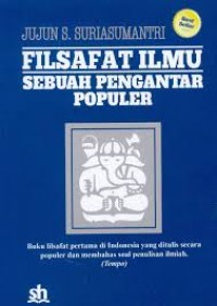 Image of filsafat ilmu sebuah pengantar populer