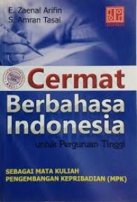 Image of Cermat berbahasa Indonesia