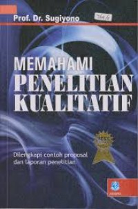 Image of Memahami penelitian kualitatif