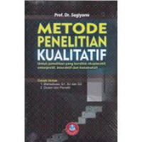 Image of Metode penelitian kualitatif