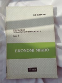 Image of Ekonomi mikro