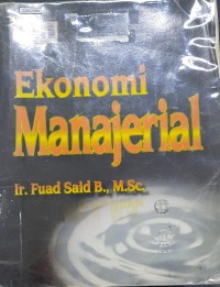 Image of Ekonomi manajerial