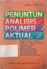 Image of Penuntun analisis polimer aktual