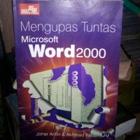 Image of Mengupas tuntas Microsoft Word 2000
