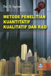 Image of Metode penelitian kuantitatif kualitatif dan R&D