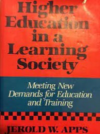 Image of Higher education in a learning society